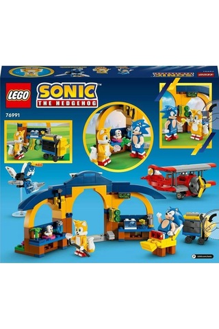LEGO 76991 Sonic The Hedgehog Tailsin Atölyesi Ve Tornado Uçağı 376 Parça