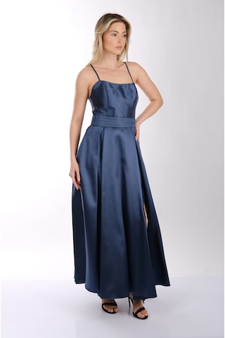 Abiye Elbise Dori 00kb7078 Koyu İndigo