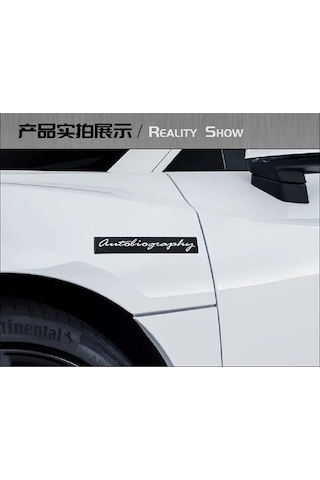 Range Rover Autobiography Çamurluk Sticker Metal Logo Aksesuar