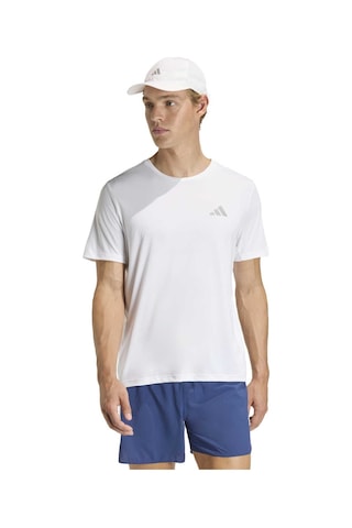 Whıte Adidas Erkek Koşu - Yürüyüş T-shirt Run Ess Tee M Kb5960 Beyaz