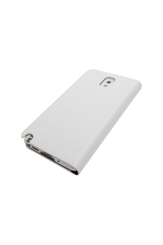 Anymode N9000 Galaxy Note 3 İle Uyumlu Diary Case Stand Kılıf Beyaz Pembe
