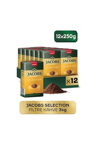 Jacobs Selection Filtre Kahve 12 X 250 G 75042822