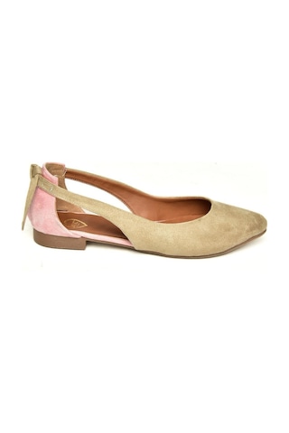 Fox Shoes H726324002 Ten Süet Kadın Babet Ten-süet Ten Rengi