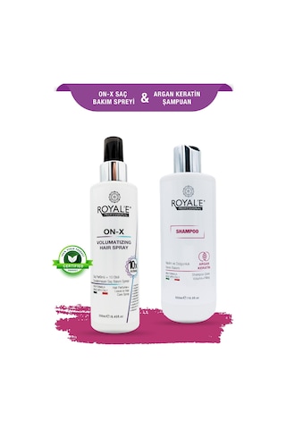 Royale Professional Bakım Etkili Besleyici Saç Parfümü 250 Ml + Argan Keratin Şampuan 500 Ml