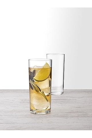 205 Cc Kapasiteli 6'lı Rakı/limonata Bardağı Seti Açık Kahverengi
