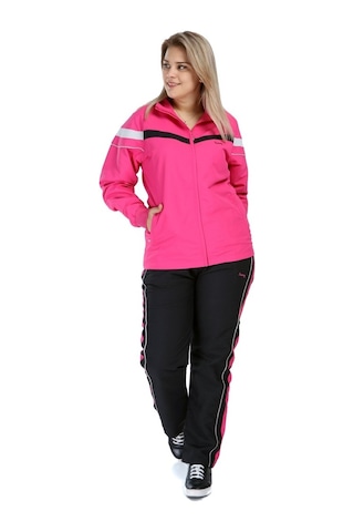 Fantasy Kadın Yarım Balıkçı Yaka Büyük Beden Eşofman Takım Edy958