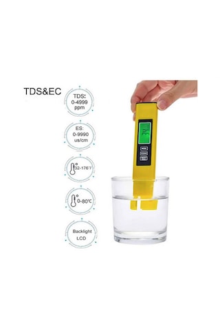 Tds Metre Su Arıtma Cihazı Su İletkenlik Ölçüm Cihazı Tds