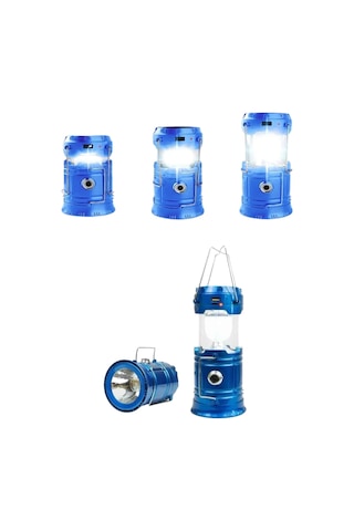 Solar Şarjlı Kamp Lambası Güneş Enerjili Kızaklı Kamp Feneri Çadır Feneri Led Işıldak 90586772