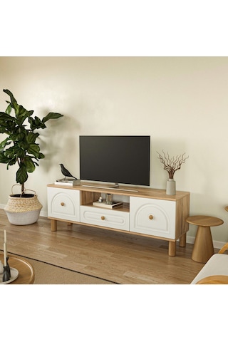 Bohem Tv Ünitesi 180 Cm Mdf N Kapak Çizgili - Atlantik Çam Atlantik Çam