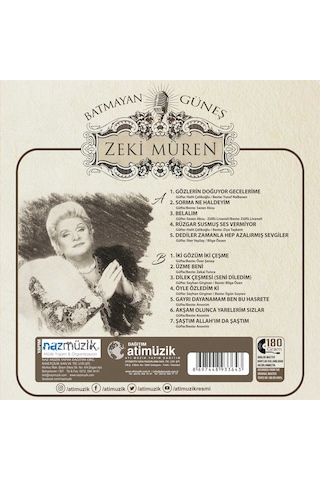 Zeki Müren - Batmayan Güneş Plak