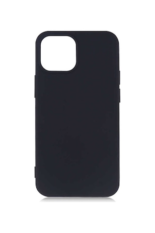 Apple Uyumlu iPhone 13 Mini Uyumlu Zore Premier Silikon Kılıf-siyah Siyah -