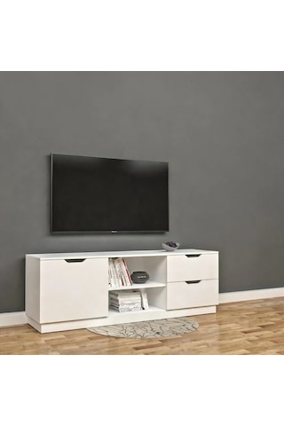 Lotus Tv Ünitesi Mdf Siyah