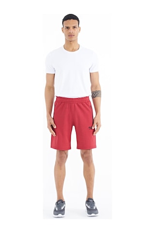 Air Jones Tommy Life Ryan Kırmızı Cepli Standart Kalıp Erkek Şort - 81239 Kırmızı