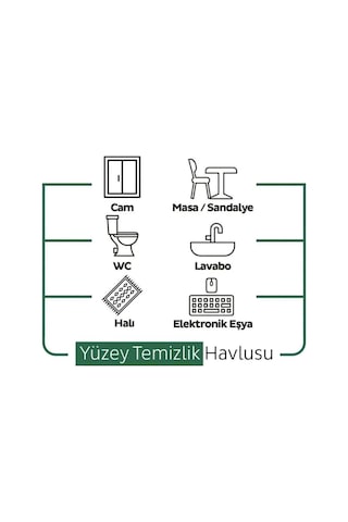 Sleepy Easy Clean Beyaz Sabun Katkılı Yüzey Temizlik Islak Havlusu - 100'lü 5 Paket Tekli