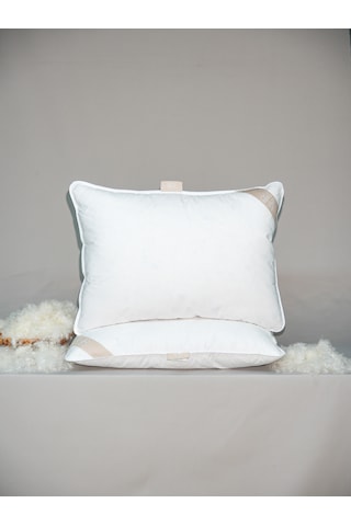 %100 Kaz Tüyü Dolgulu,%70 Gıdık Uyku Yastığı/50x70 1000gr/2 Adet