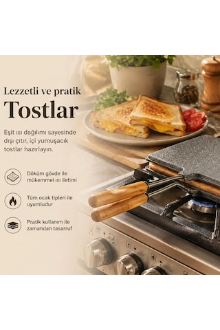 Ers İç Dış Granit Tost Makinası