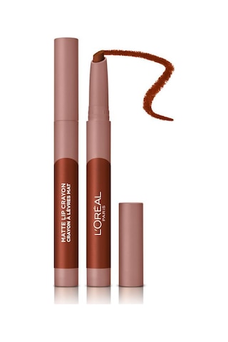 L'Oreal Paris Lip Crayon Matte Ruj Kalem Ruj 109 Flirty Toffee