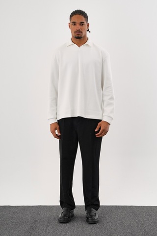 Redline Ease Oversize Sweatshirt Beyaz