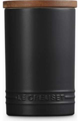 Le Creuset Signature Akasya Kapak, Seramik Saklama Kabı Saklama Kapları Mat Siyah 3