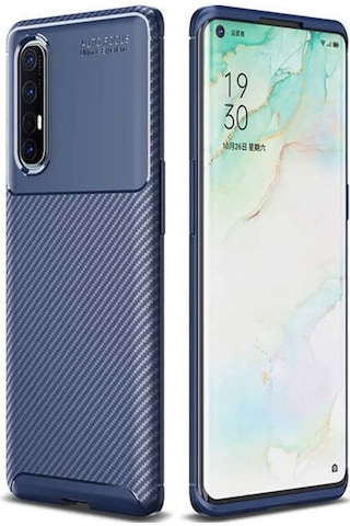 Oppo Reno3 Pro (Cph2009) Karbon Görünüm Negro Silikon Kilif 545542632
