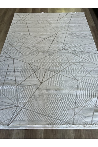 Hoom Rugs Moda 1080 Bej Yün Dokulu Akrilik Antibakteriyel Halı Bej