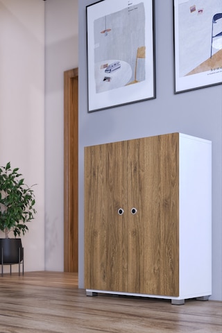 Prenses Çok Amaçlı Ayakkabı Erzak Antre Dolabı Kiler Beyaz - Beyaz