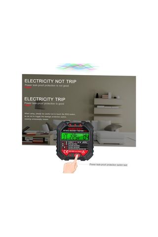 Springsun Habotest Ht107d: 90 - 250v, Otomatik Polarite & Sigorta Bulucu