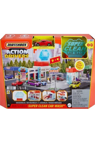 Matchbox Aksiyon Sürücüleri Süper Oto Yıkama Oyun Seti HNJ54