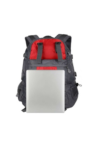 Hombey Açık Hava Çantası 50l Seyahat Sırt Çantaları Büyük Kapasiteli Günlük Sırt Çantası Çok Cepli Yürüyü Kırmızı