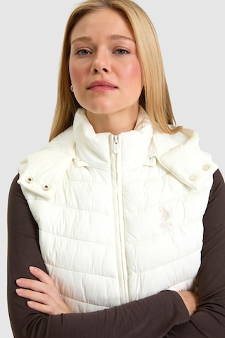 U.S. Polo Assn. Kadın Krem Yelek 50326196-vr256 İnci