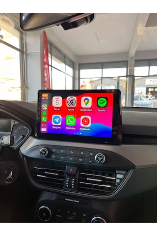 Blueway Ford Focus 5 2019-2022 -9''android Gerçek 4+64 Gb/4 Çek-1.6ghz-ön Kayıt Kamera-wifi-bt-kablosuz Carplay-hd Kamera Hediyeli 9"