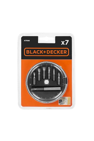 Black&decker 7 Parça Vidalama Seti - A7090-xj