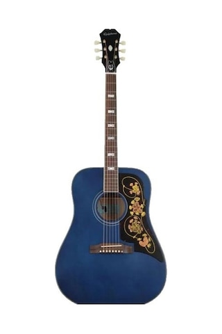 Epiphone Masterbilt Frontier Elektro Akustik Gitar Aged Viper Blue