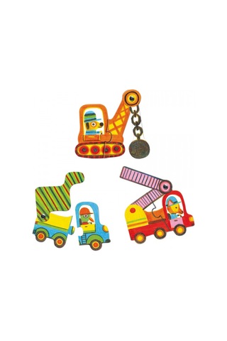 Djeco İkili Puzzle/ Vehicles
