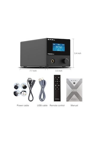 Smsl M500 Mkıı Ldac Dac Uzaktan Kumandalı Kulaklık Amplifikatörü Mqa Kod Çözücü Ses Kod Çözücü