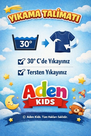 Aden Kids %100 Pamuk Çocuk Oversize Alt Üst Takım - Unisex Rahat Kalıp Yeşil