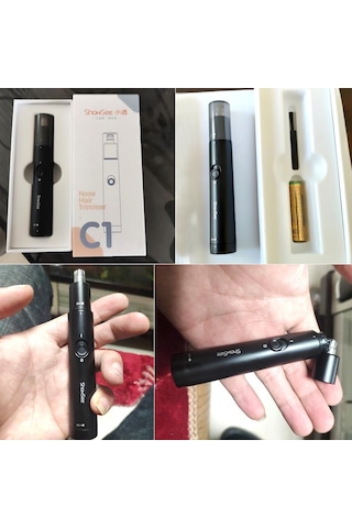 Xiaomi Showsee Elektrikli Burun Kılı Kesme Makinesi C1bk Taşınabilir Çıkarılabilir