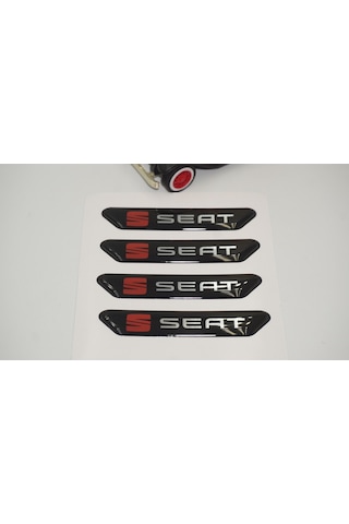 Seat Logo Kapı Kenarı Koruma Metalize Damla Desen 3M Band