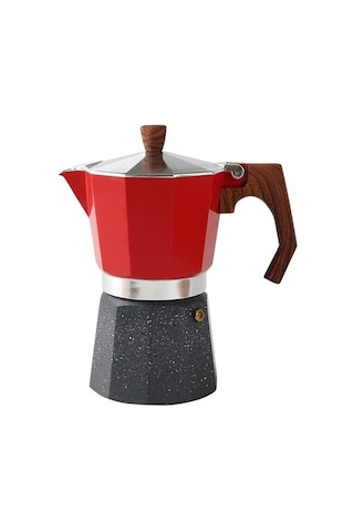 300 Ml Talice Stil Moka Pot Türk Cezve Sekizgen El Yapımı Alüminyum Pot Kahve Eşyaları Kahve Tencereler