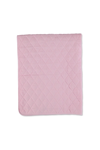 Mollia Dikişli Battaniye 80X100 Açık Pembe