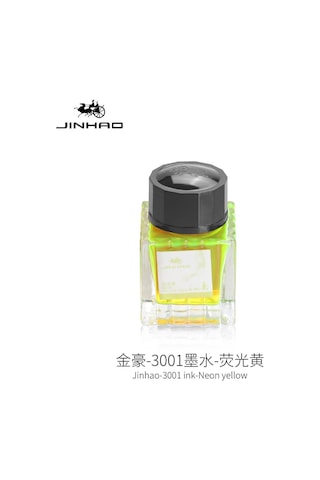 Jinhao Dolma Kalem Mürekkebi 3001 Neon Yellow-neon Sarı 30ml