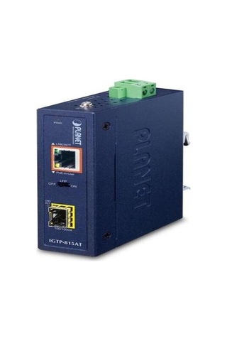 Pl-ıgtp-815at 100/1000base-x To 10/100/1000base-t Poe+ Endüstriyel Poe+ Media Converter-130236
