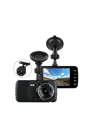 Gajeena Araç Kamerası 1080p Çift Lensli Görüntü Kayıt Ve Park Sensörü Dahil