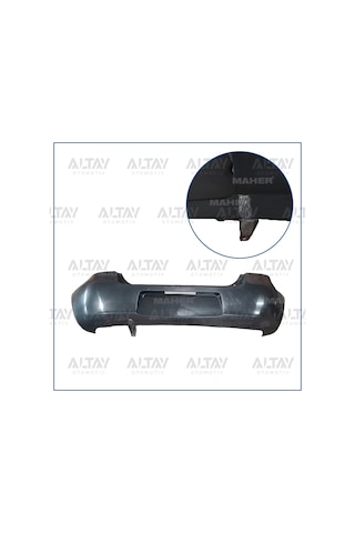Tampon Yaris Arka 2006-2009 Bantsız Tıp Hasarlı Oem No:521590d976