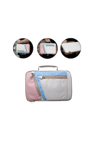 Samsung Uyumlu Tab A7 Lite 2021 8.7'' Tablet İçin Çanta Al4346 Pembe