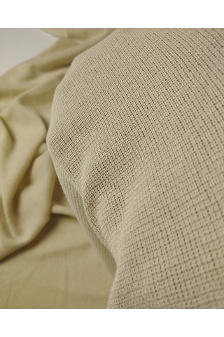 Krem Bej Renkte Triko Örme En 145 Cm X Boy 235 Cm -10503 Bej