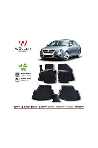 Volkswagen Passat B6 Paspas 2005 2010 Arası 3d Havuzlu Paspas