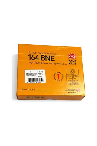 Kale 164bne Bilyalı Barel Sarı 90mm Kapı Kilit
