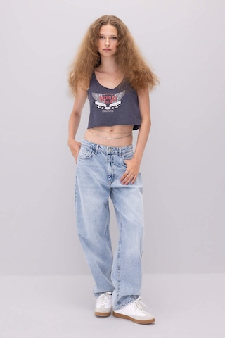 DeFacto Loose Fit Baskılı U Yaka Atlet D3595AX24HSAR191