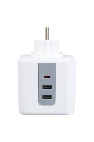 Vea Ve-23089 3 Soketli 2xusb+type-c Çocuk Ve Termal Korumalı Priz